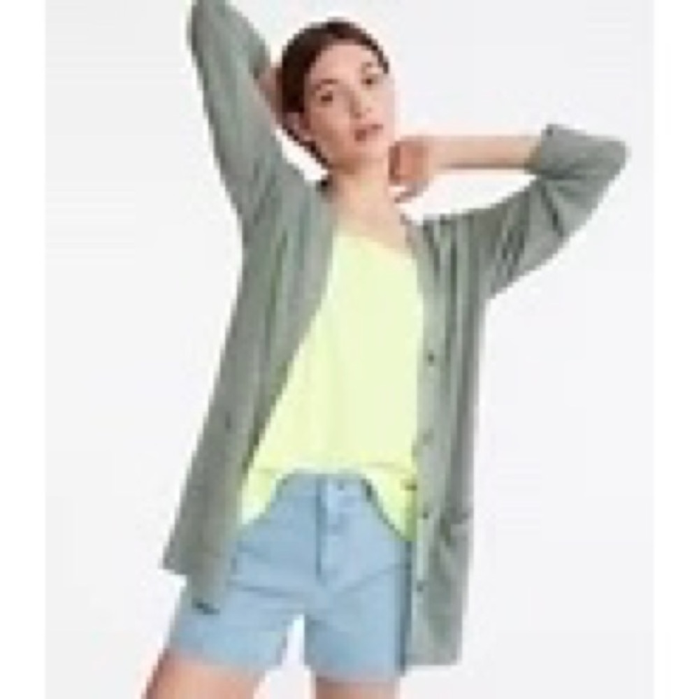 🍃 LOFT Lou & Grey Pocket Boyfriend Cardigan